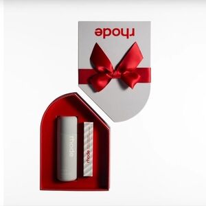 Rhode Peppermint Glaze Peptide Lip Treatment w/ Glazing Milk Holiday Gift Set